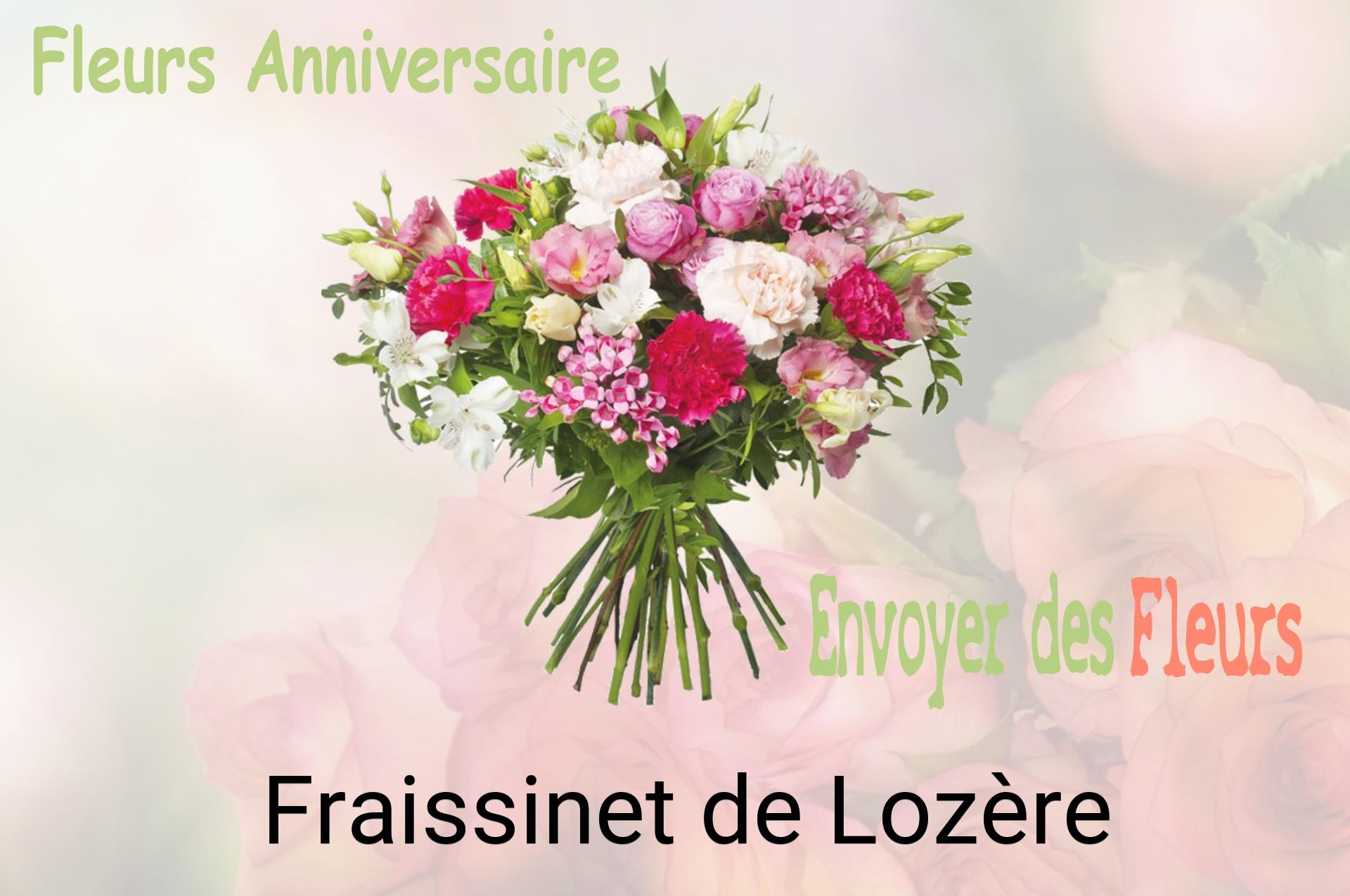 Bouquet de fleurs d’anniversaire livré à Fraissinet-de-Lozère