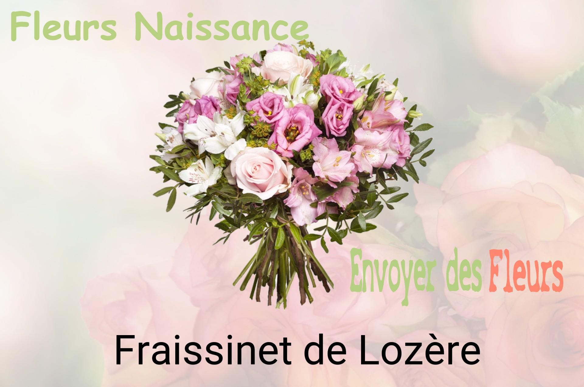 Bouquet de fleurs de naissance livré à Fraissinet-de-Lozère